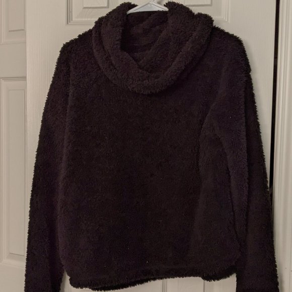 Sweater - Warm & Cozy Funnel Neck Sweater - Picture 2 of 3